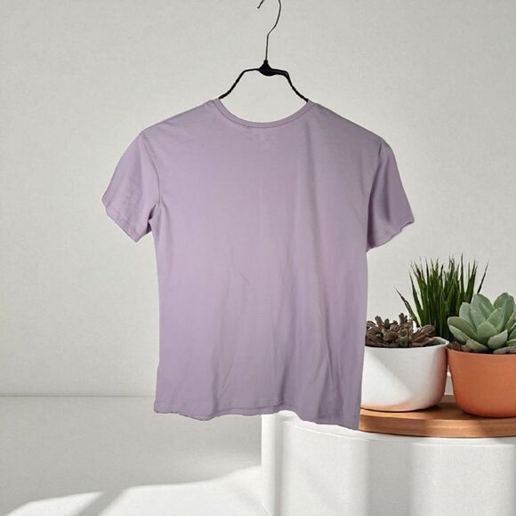 Pink Floyd Women's XXL Crop Top  Light Purple Logo Short Sleeve T-Shirt - Picture 3 of 5